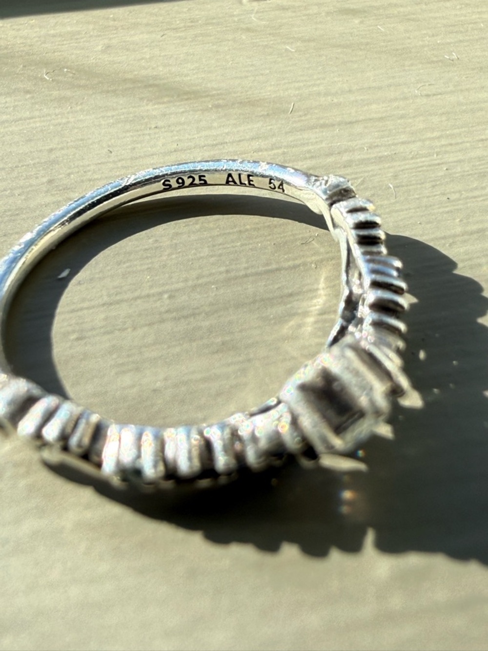 Pandora FAIRYTALE TIARA Ring Cubic Zirconia - Picture 5 of 5